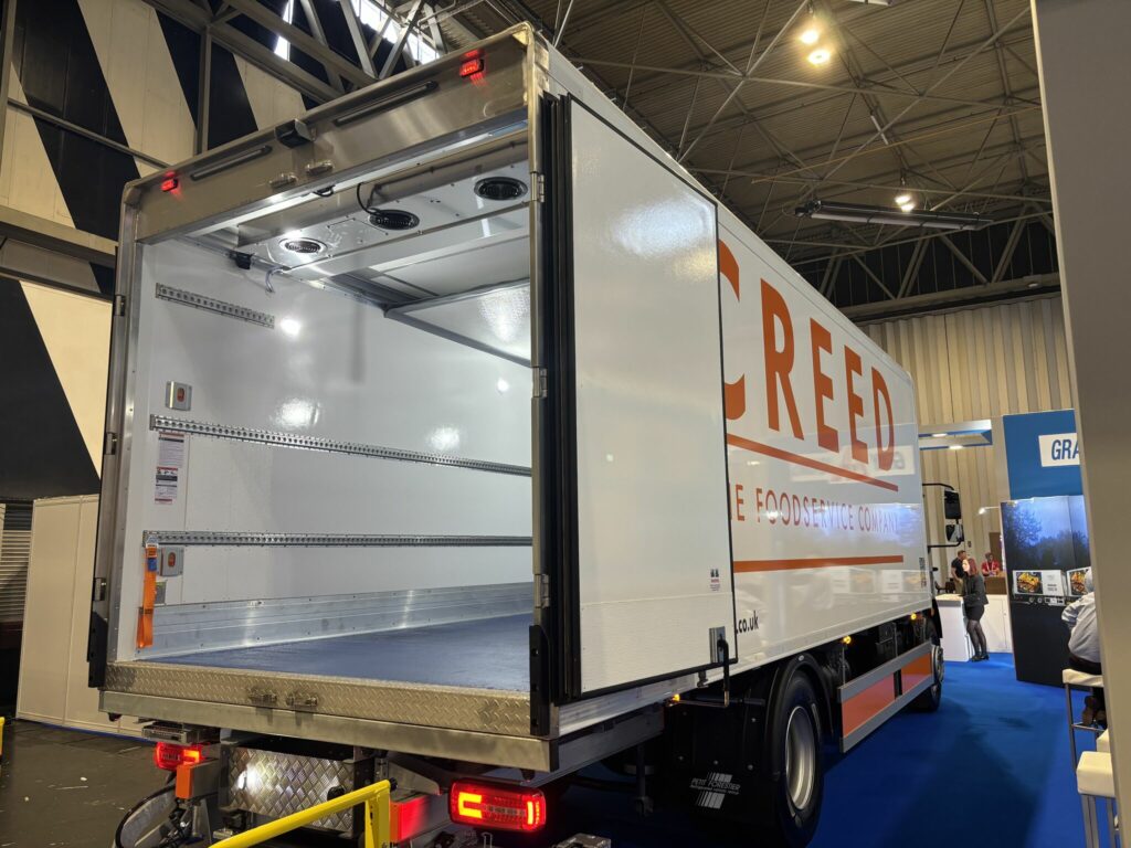 blueseal air curtain on creed foodservice rigid